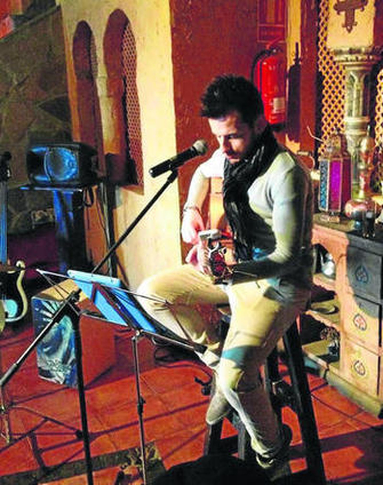 El compositor Rafa Púas.