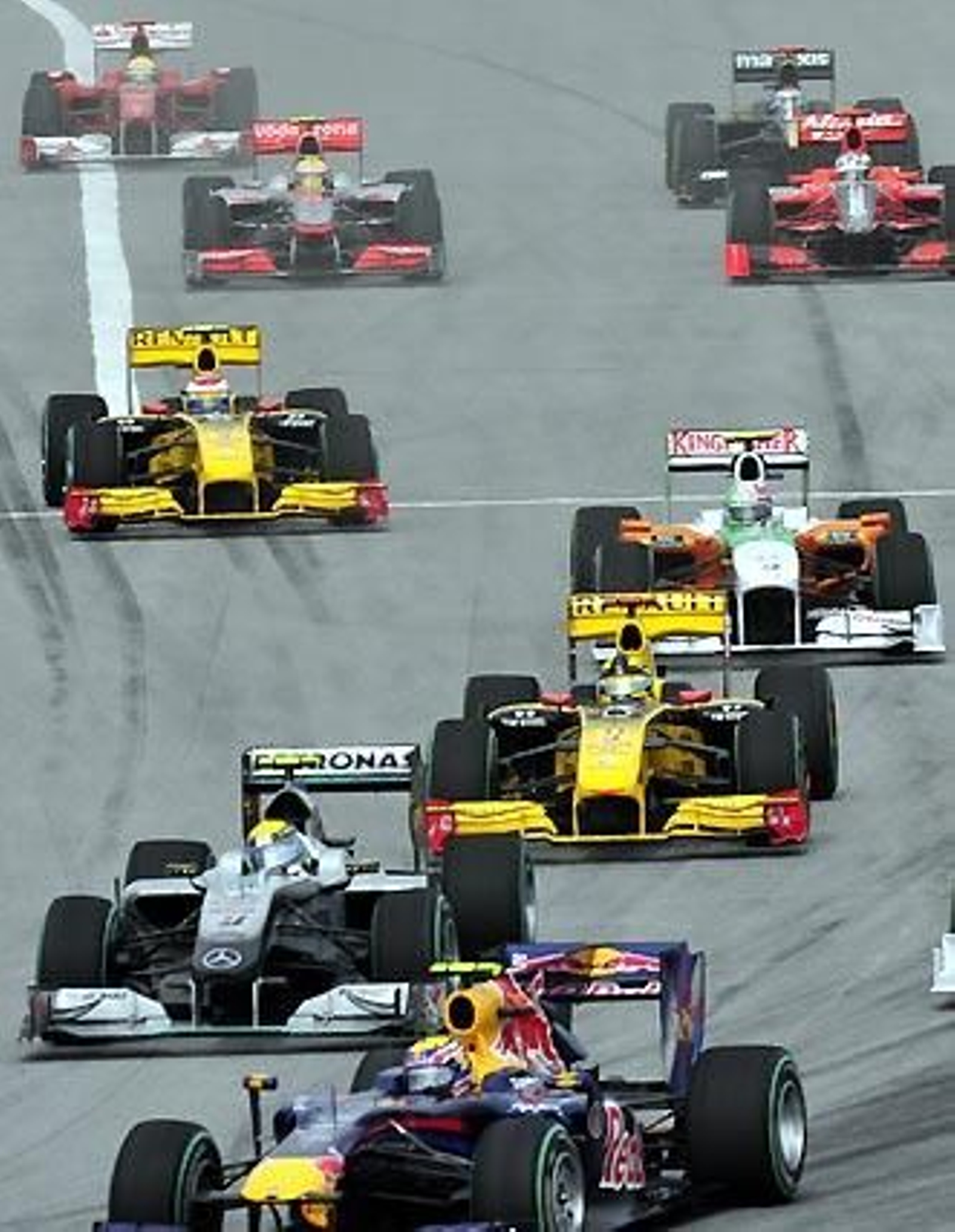 Primeros compases del Gran Premio de Malasia.

Foto: Reuters / Afp Photo / Efe