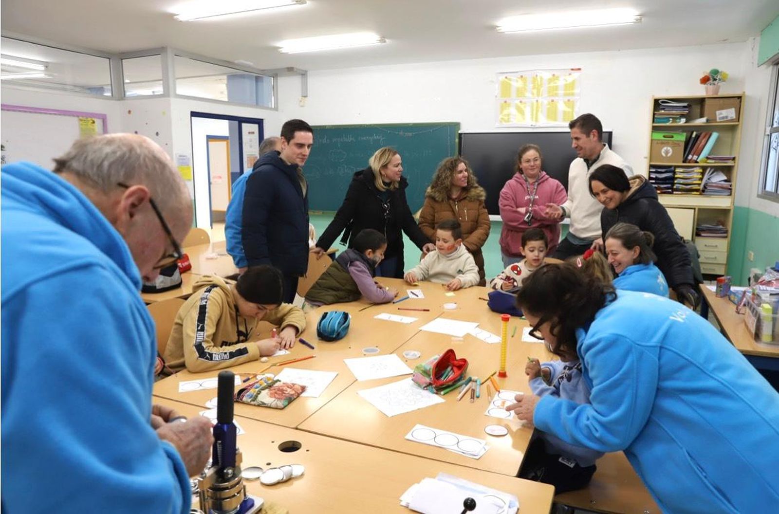 Talleres en el colegio de El Portal gracias a Voluntariado CaixaBank.