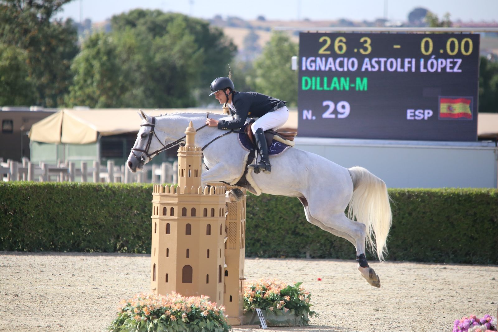 Ignacio Astolfi, a lomos de 'Dillan-M'.