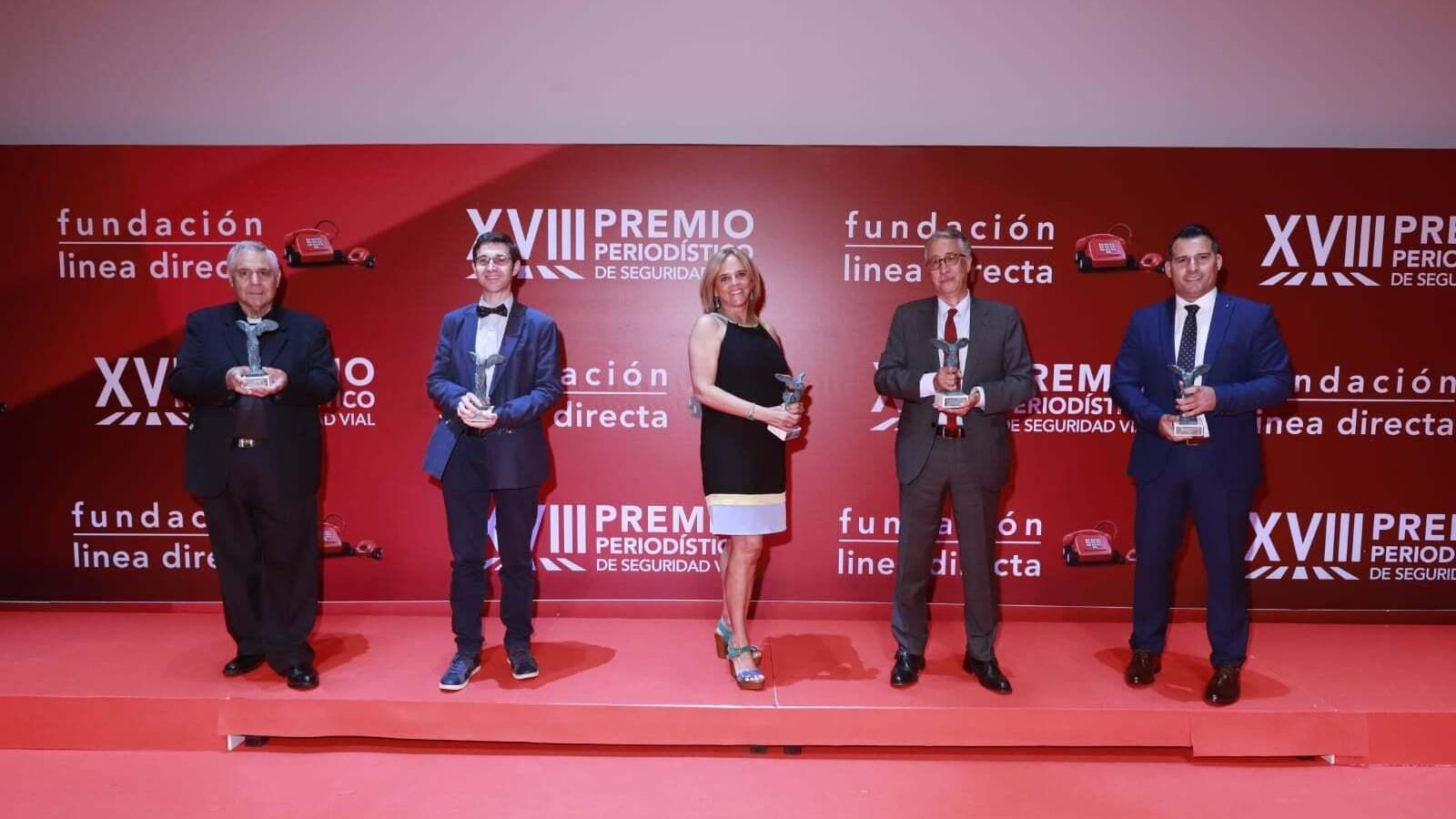 Los galardonados en las diferentes categorías del XVIII Premio Periodístico