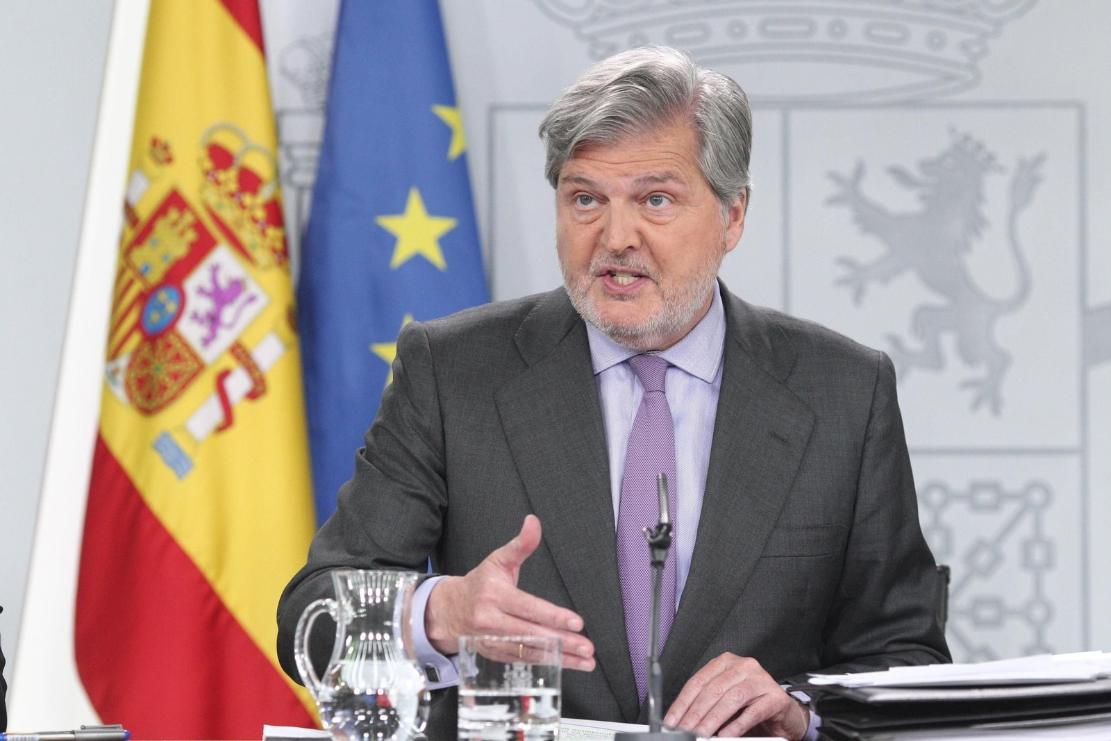 Méndez de Vigo, en rueda de prensa tras el Consejo de Ministros.