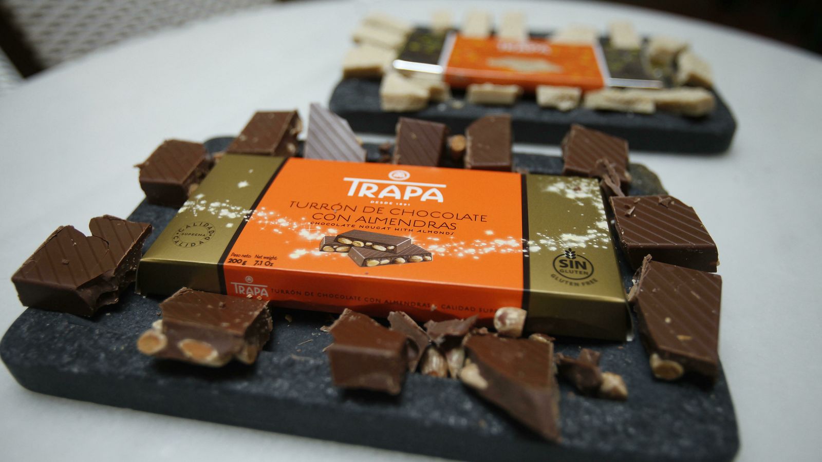 Nueva gama de turrones Trapa para esta Navidad.