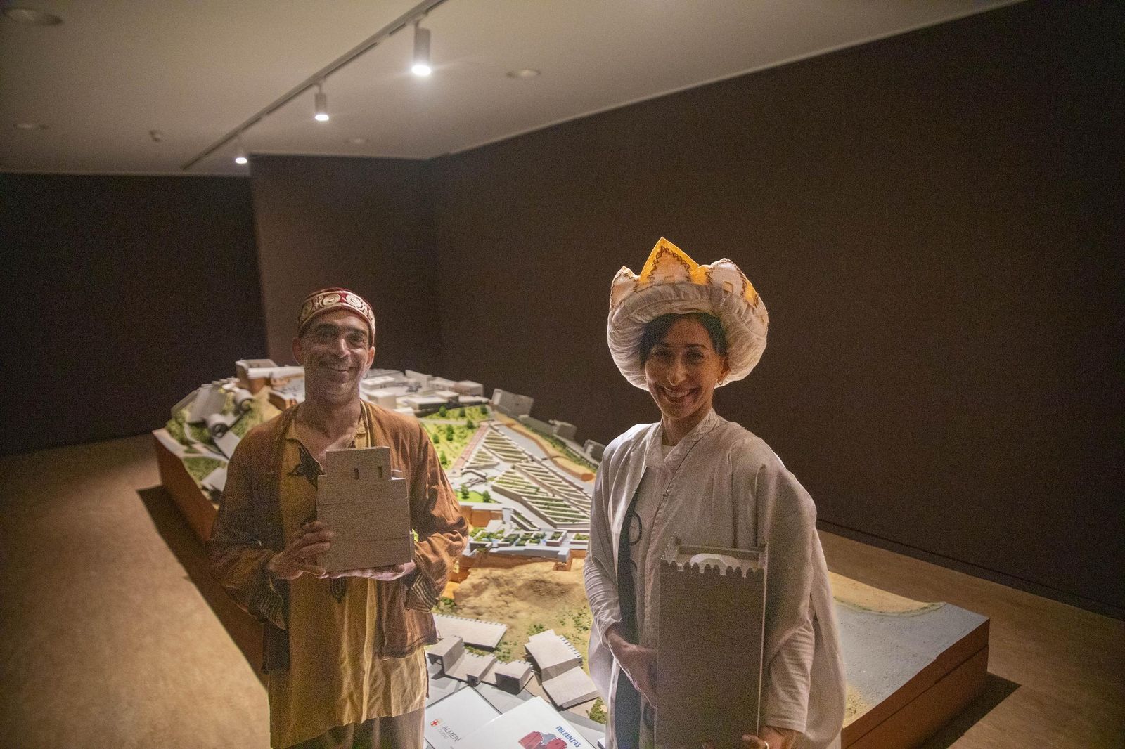 Presentación de la maqueta de la Alcazaba de Almería, en imágenes