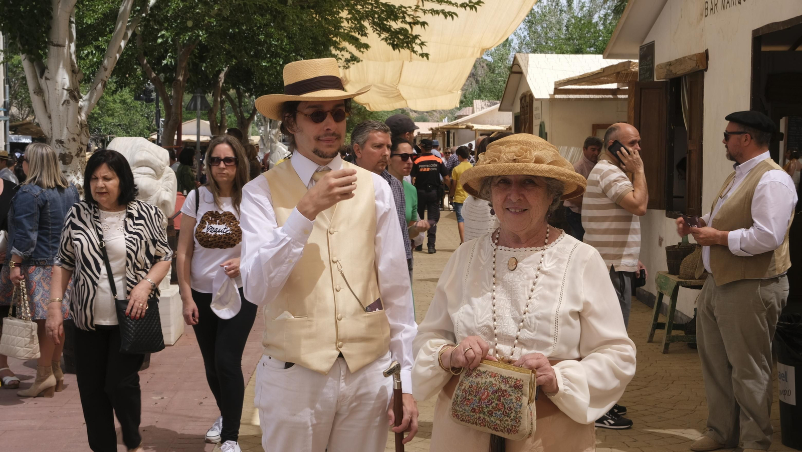 Imágenes de la recreación histórica Canteros y Caciques, en Macael