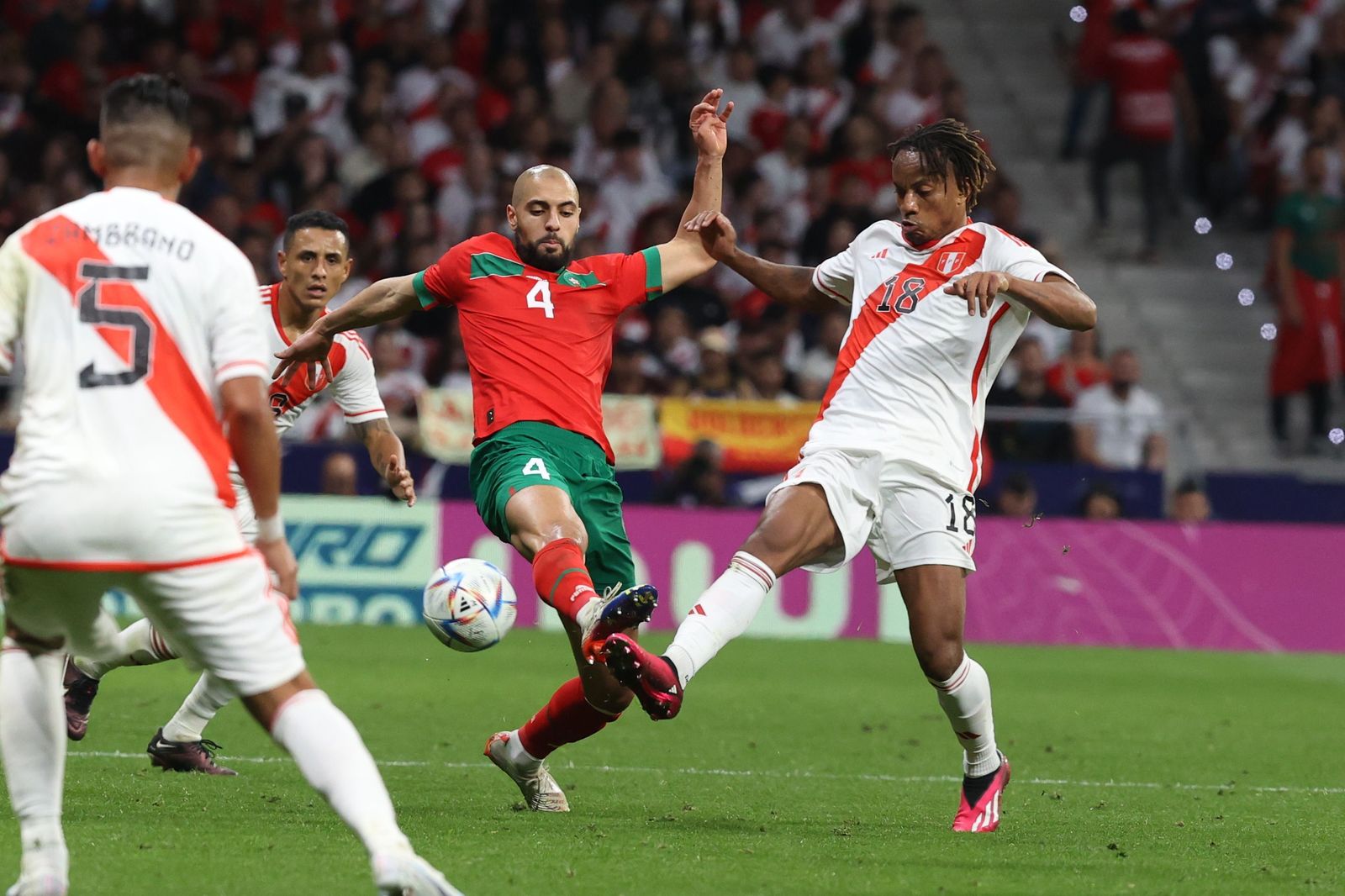 Las fotos del Marruecos - Perú en Madrid