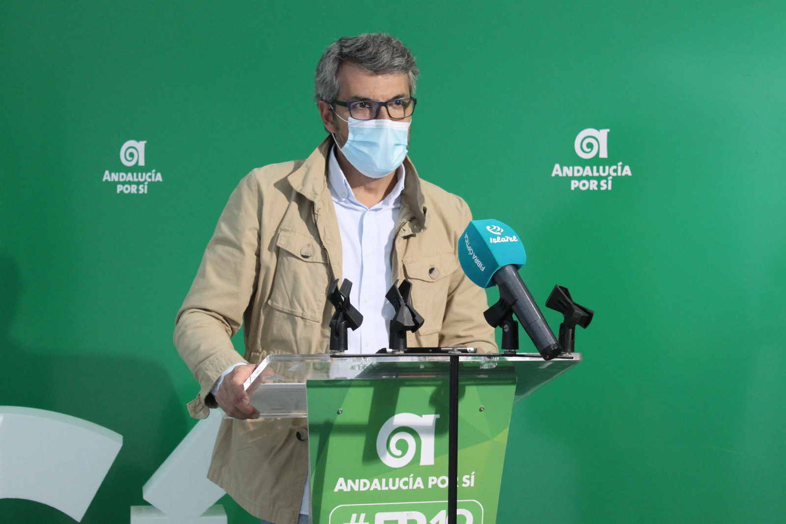 El portavoz de AxSí, Fran Romero, al valorar la propuesta de ordenanzas fiscales para 2021.