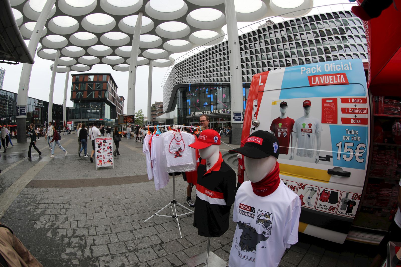 Preparativos de la Vuelta a España.