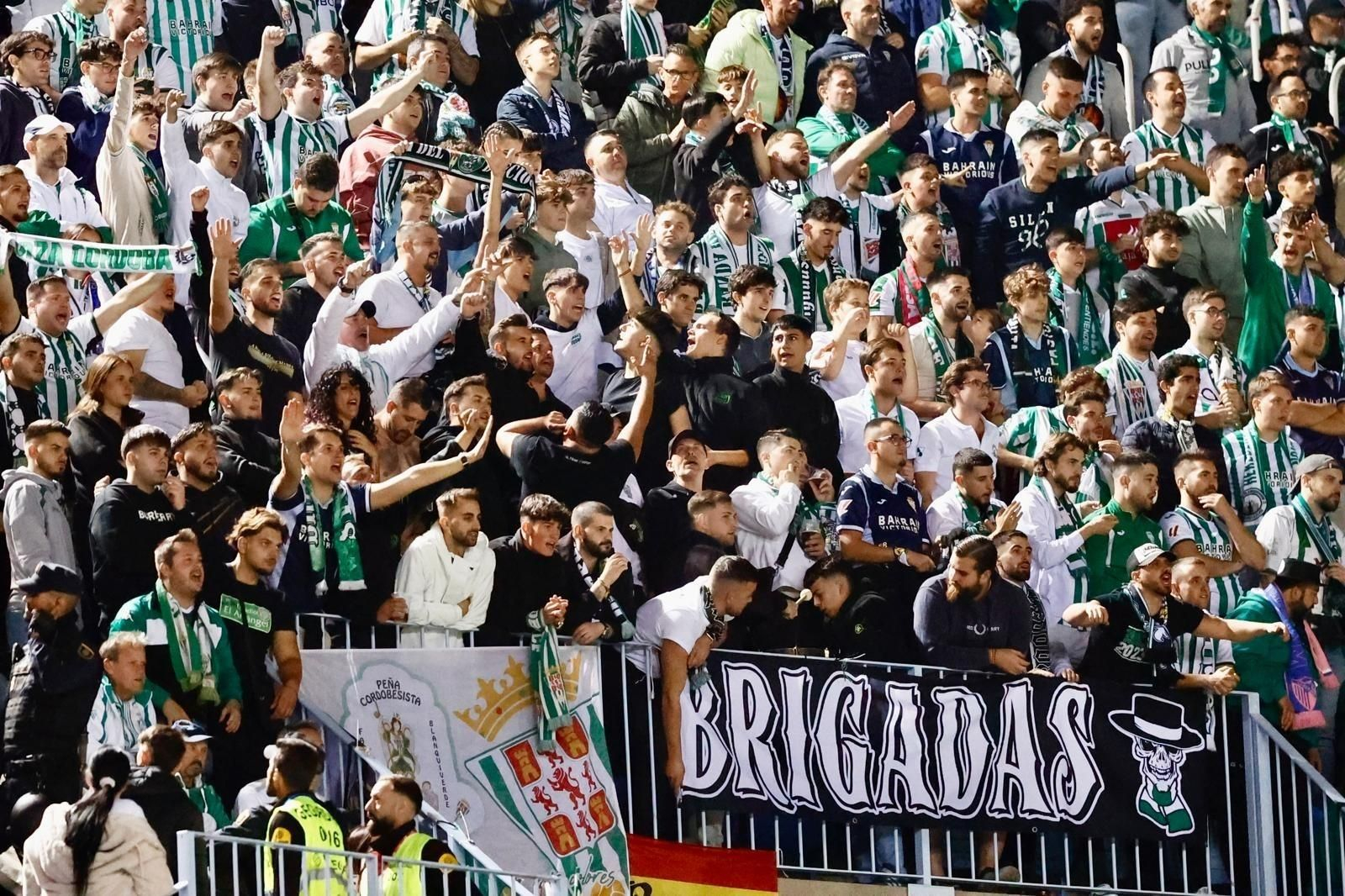 Las fotos del imponente ambiente en La Rosaleda en el Málaga - Córdoba CF