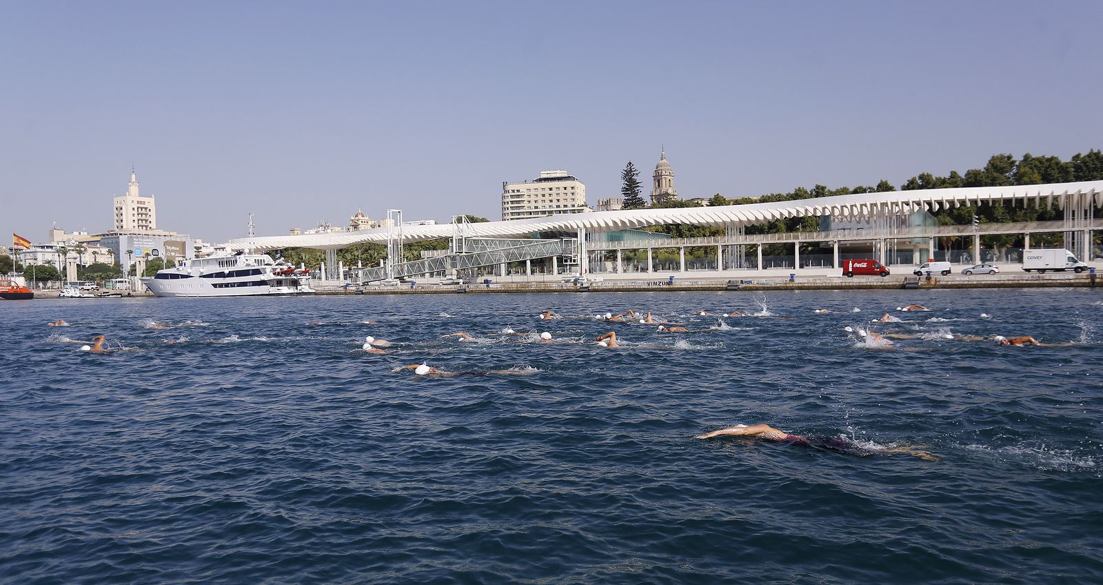 Fotos de la 60ª Travesía a Nado del Puerto de Málaga