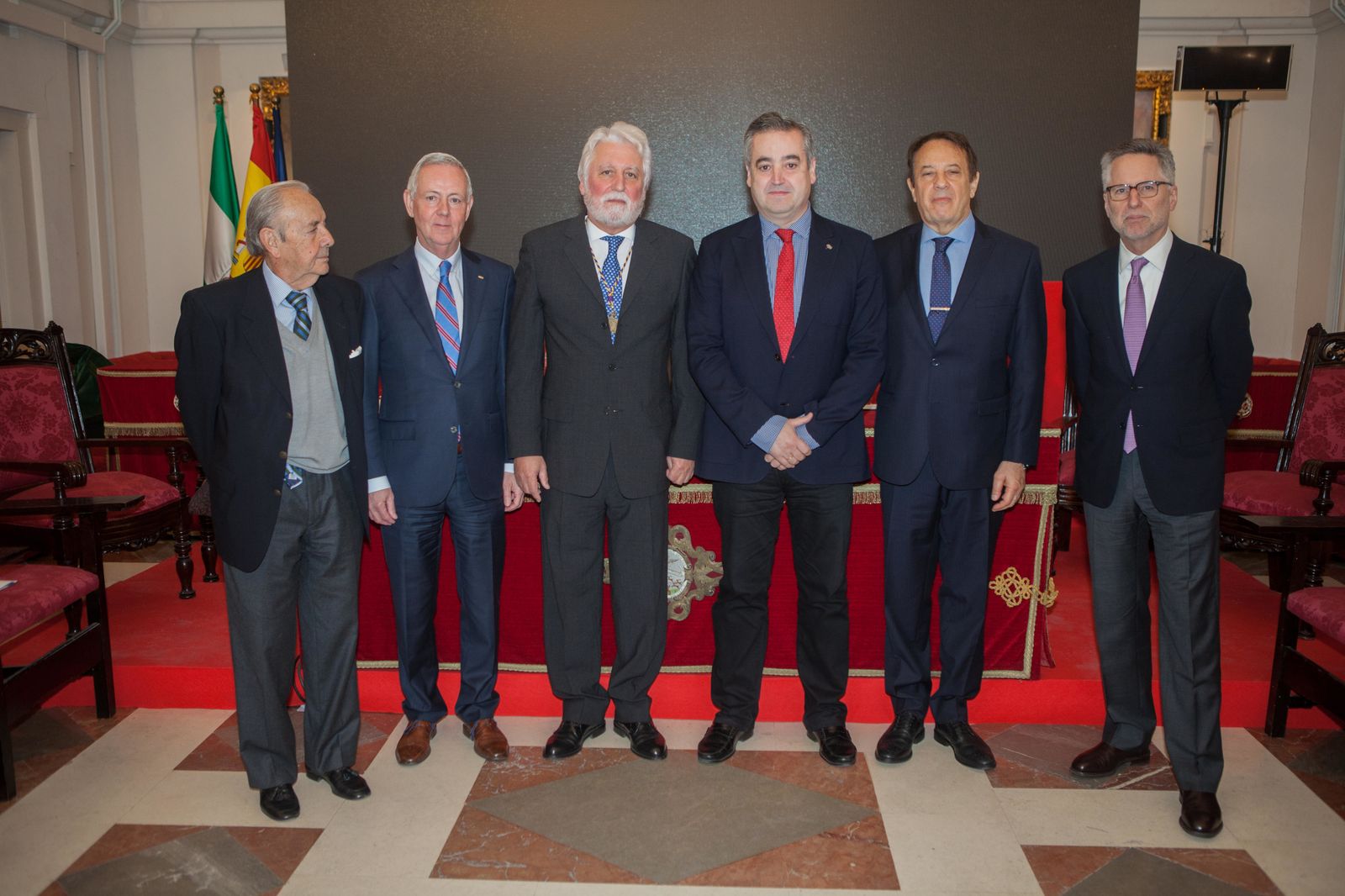 José Antonio Martínez-Piñeiro, Heindrik Van Poppel, Jesús Castiñeiras, José Manuel Cózar, Miguel Costa y Peter Carroll.