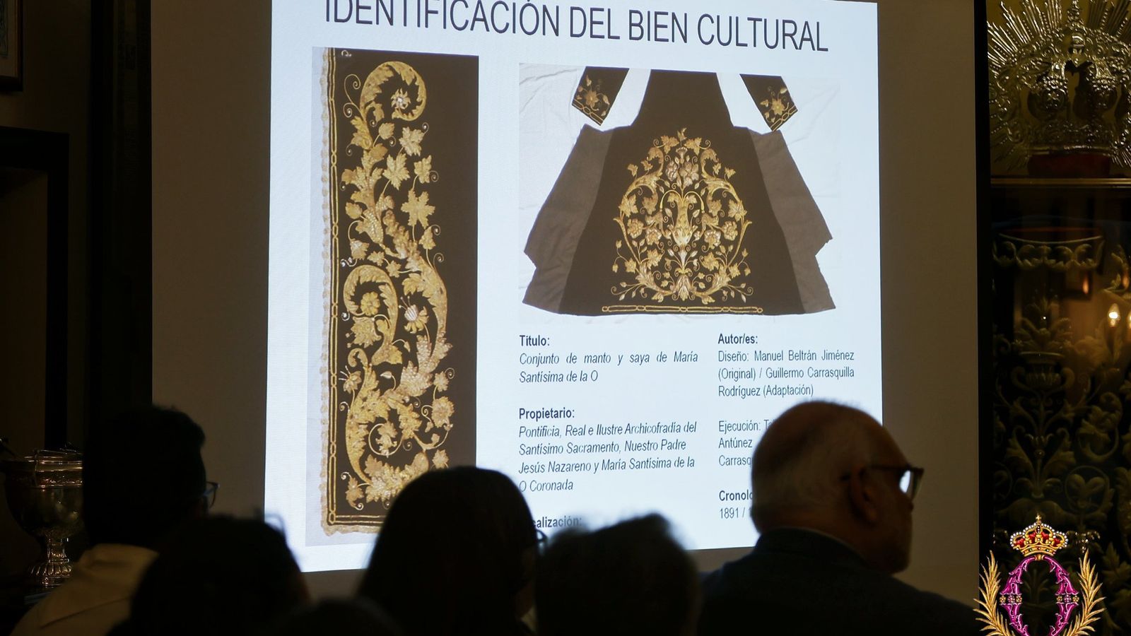 Exposición a los hermanos del proceso de restauración