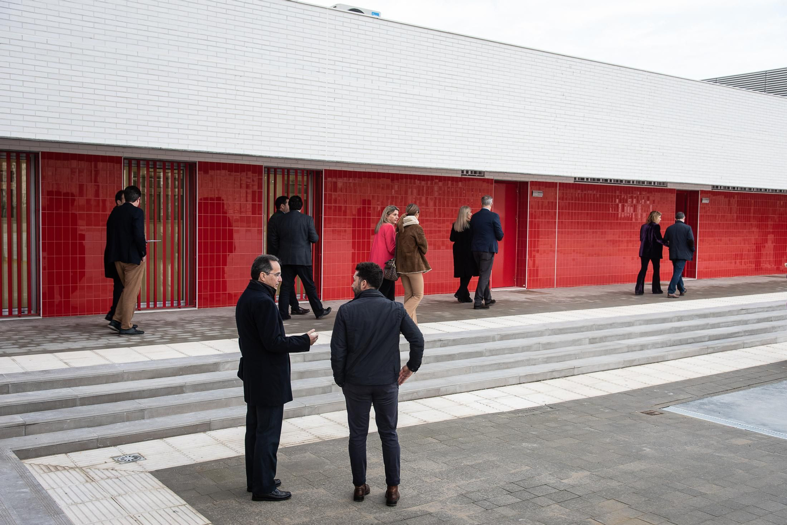 Imágenes de la visita de la Consejera de Desarrollo Educativo y Formación Profesional al nuevo colegio del Ensanche