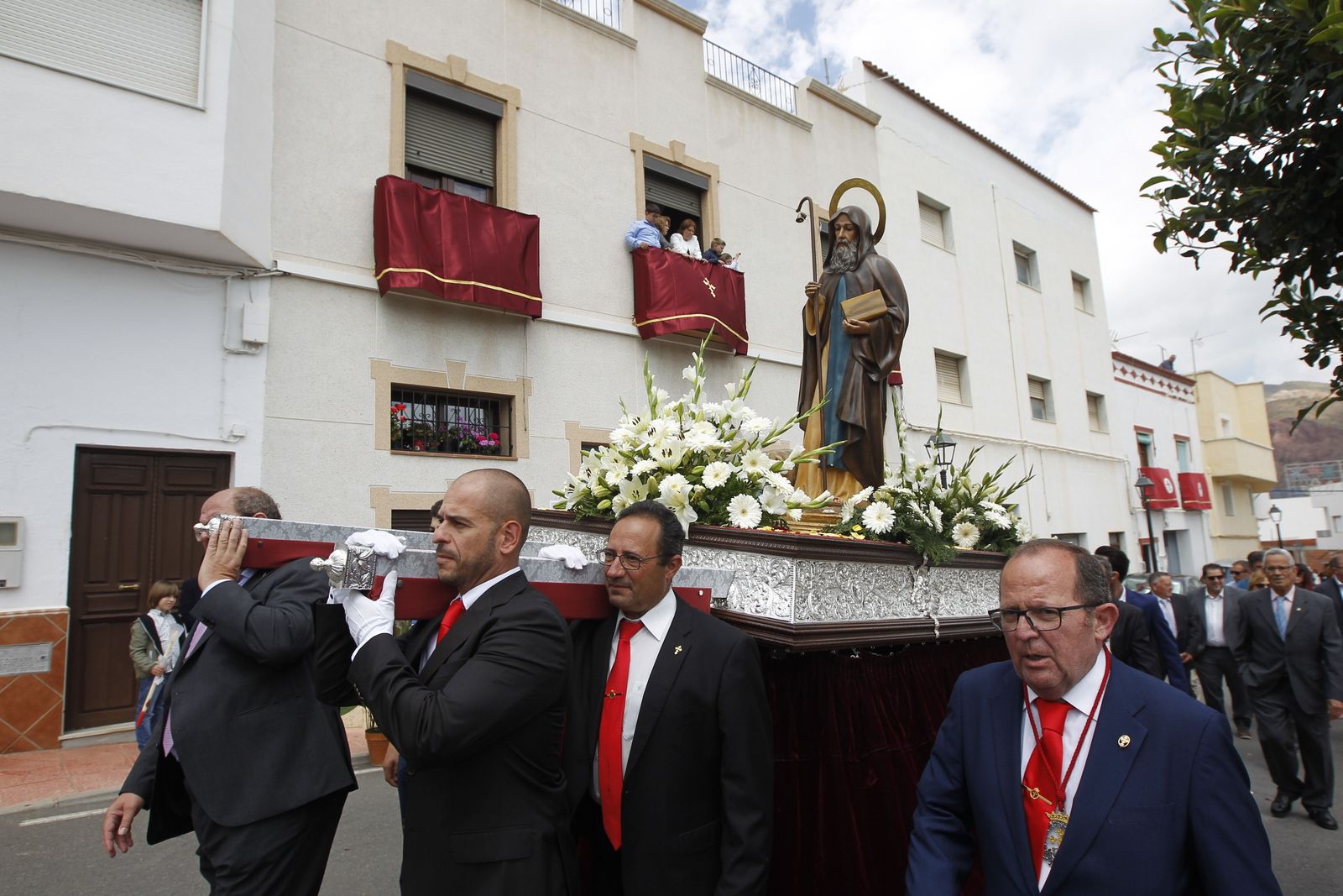 Fotogalería de la Procesión a la Ermita del Cerro de San Blas. Fiestas de Canjáyar.