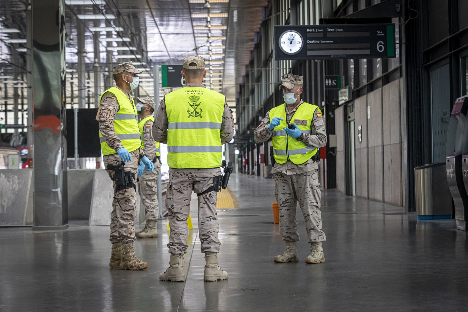 Presencia de ila Infanteria de Marina en Cádiz