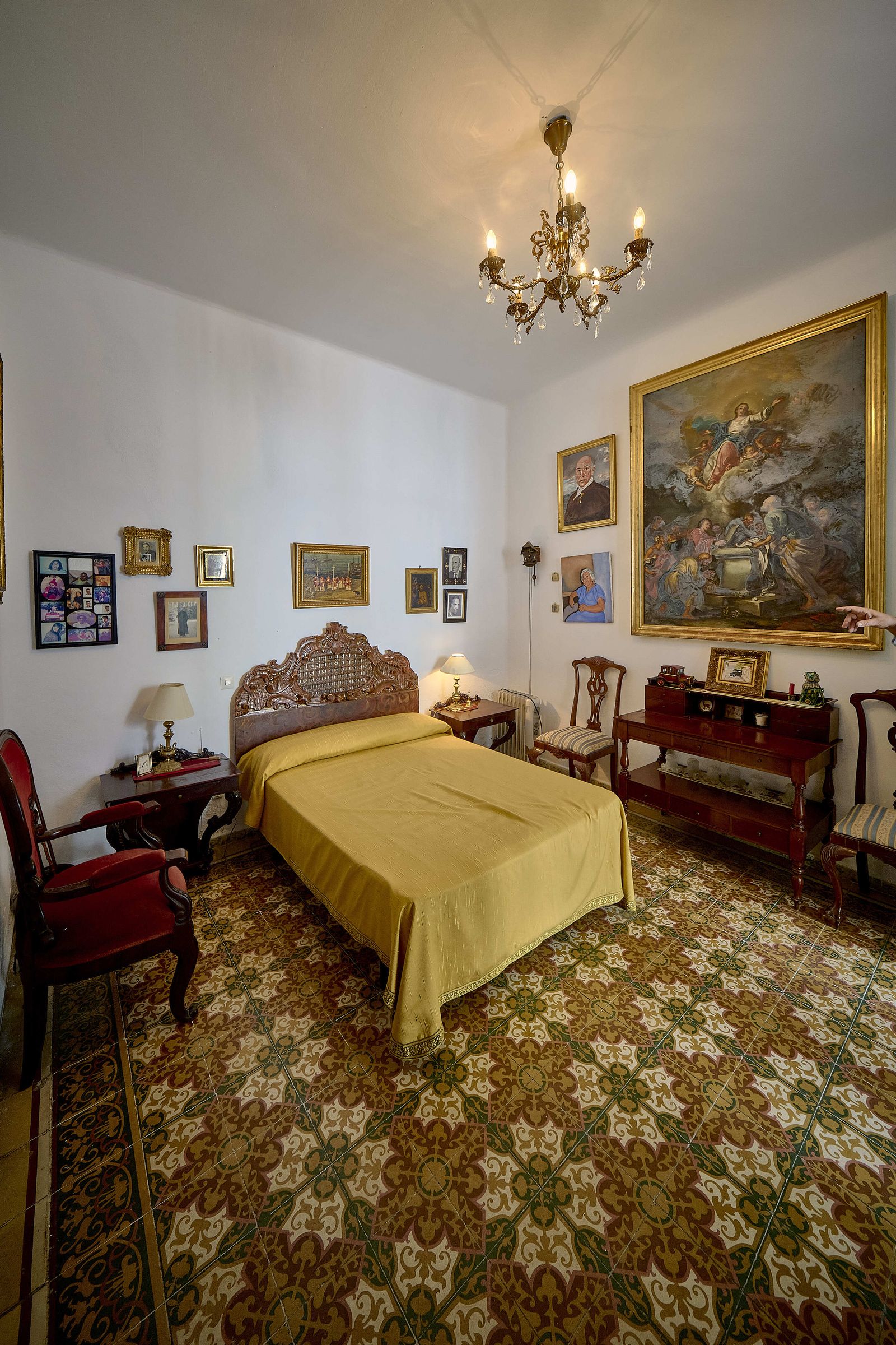 Interior de la finca en Antonio López 7.