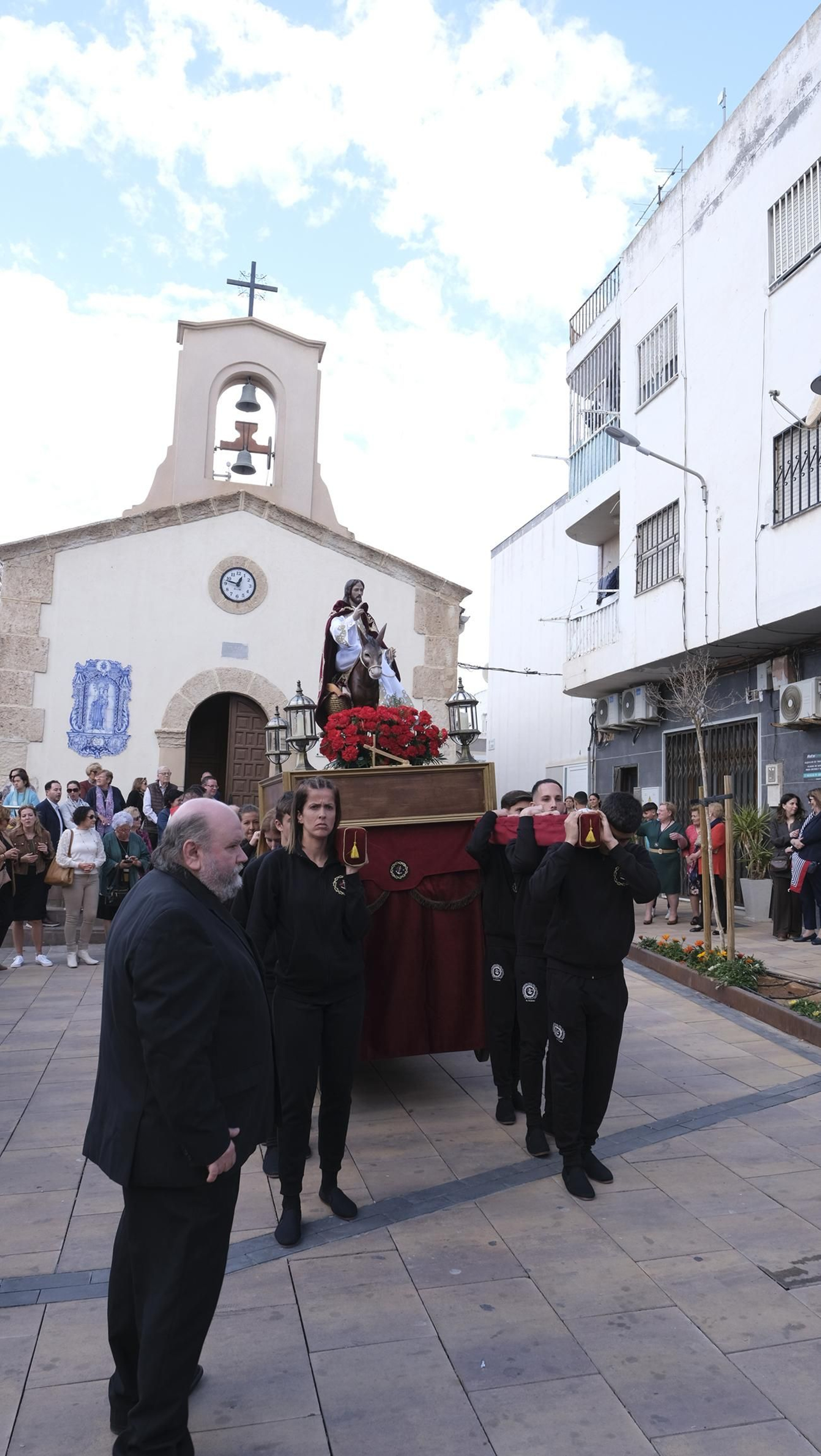 Imágenes de la bendición de la Borriquita de El Alquián, por el Obispo de Almería