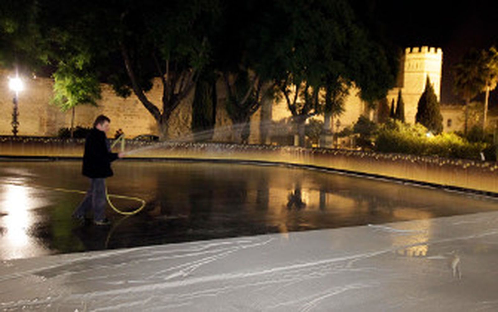 El González Hontoria tendrá tres pistas de hielo y atracciones esta Navidad