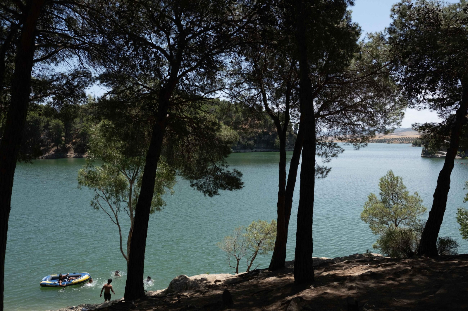 La 'playa' del interior, en imágenes