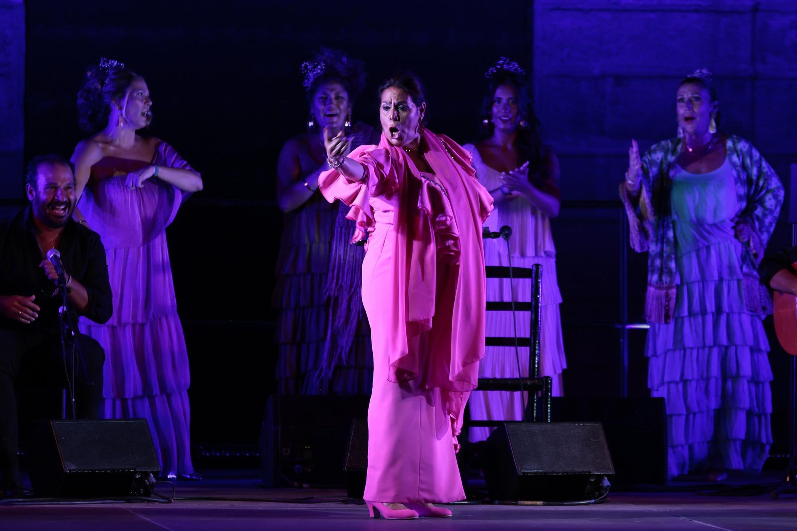 Las imágenes del recital de Aurora Vargas en la Bienal