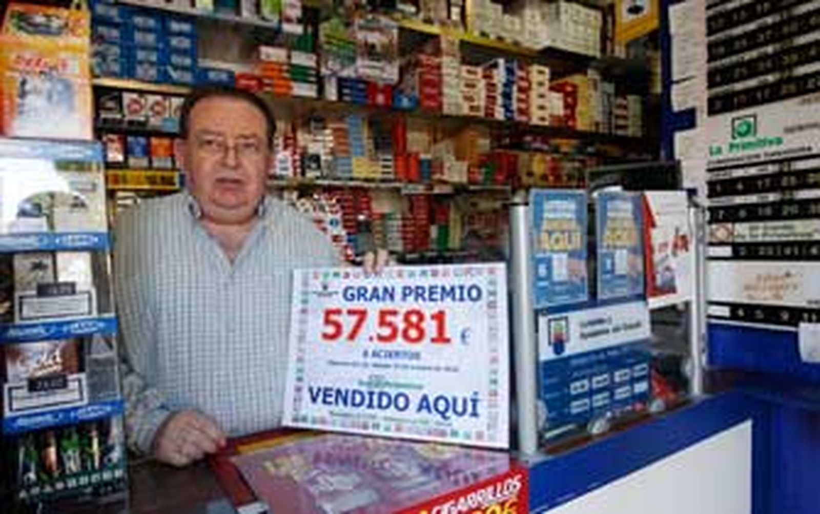 La Lotería Primitiva deja un pellizco de más de 57.000 euros en Las Viñas