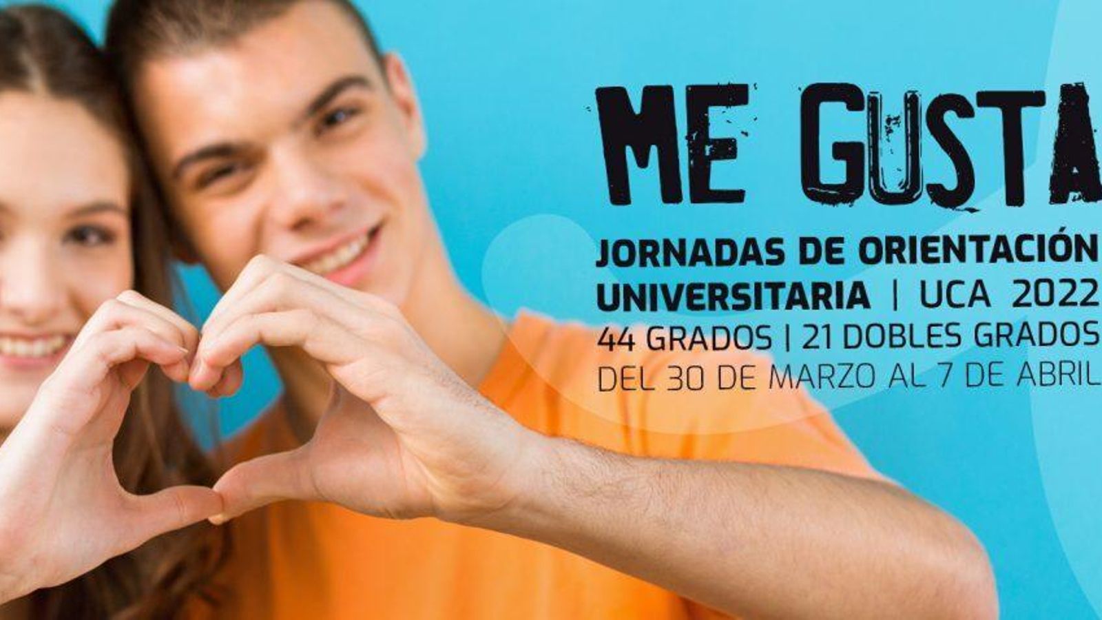 Cartel de las jornadas de orientación universitaria