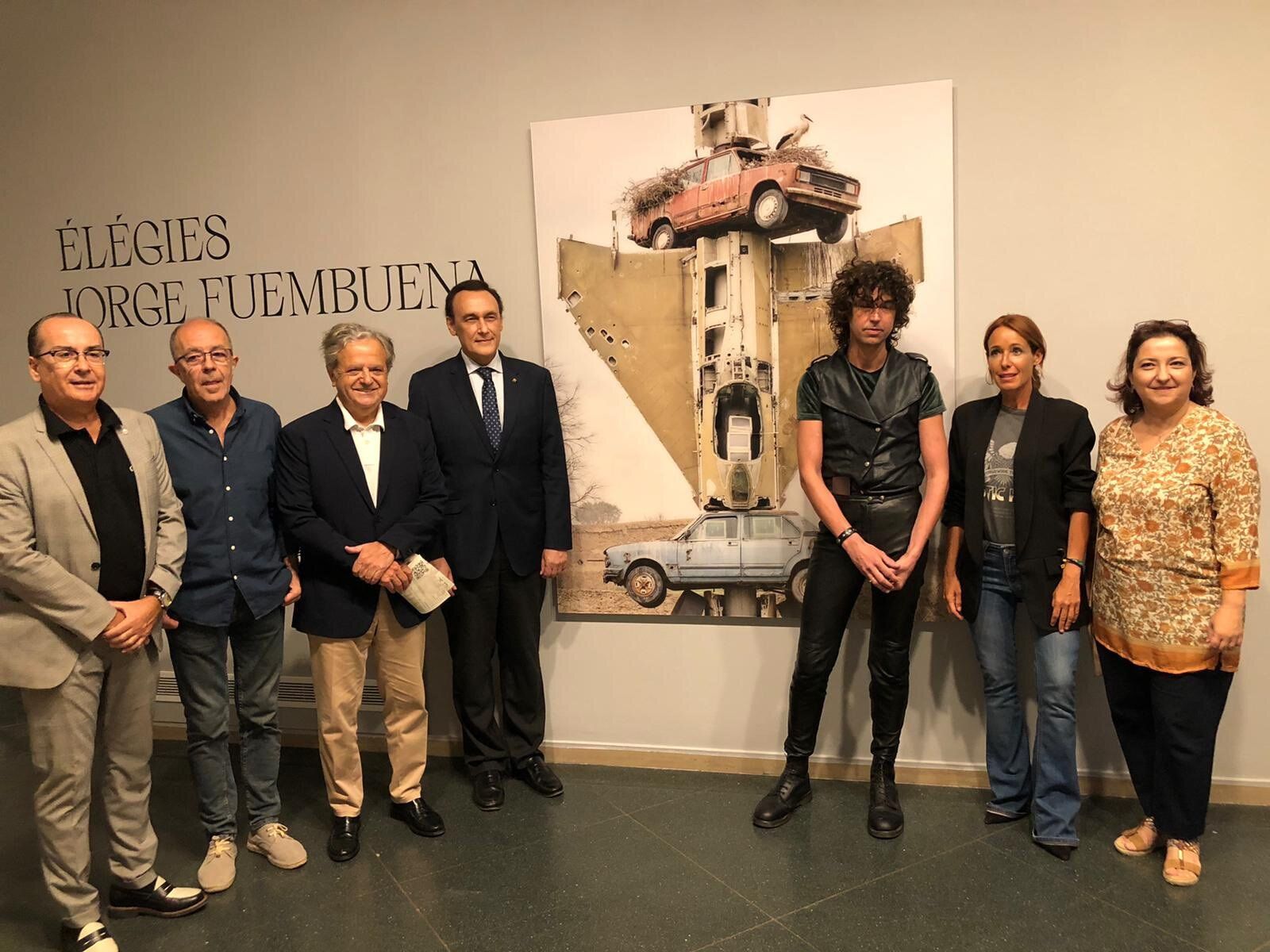 Presentación de la exposición 'Élégies' de Jorge Fuembuena.