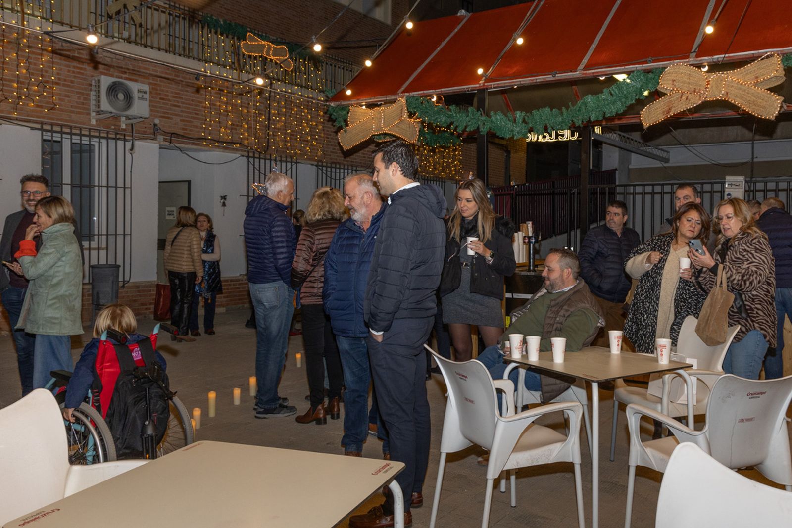 Inauguración del espectáculo de luz y sonido de la UPM