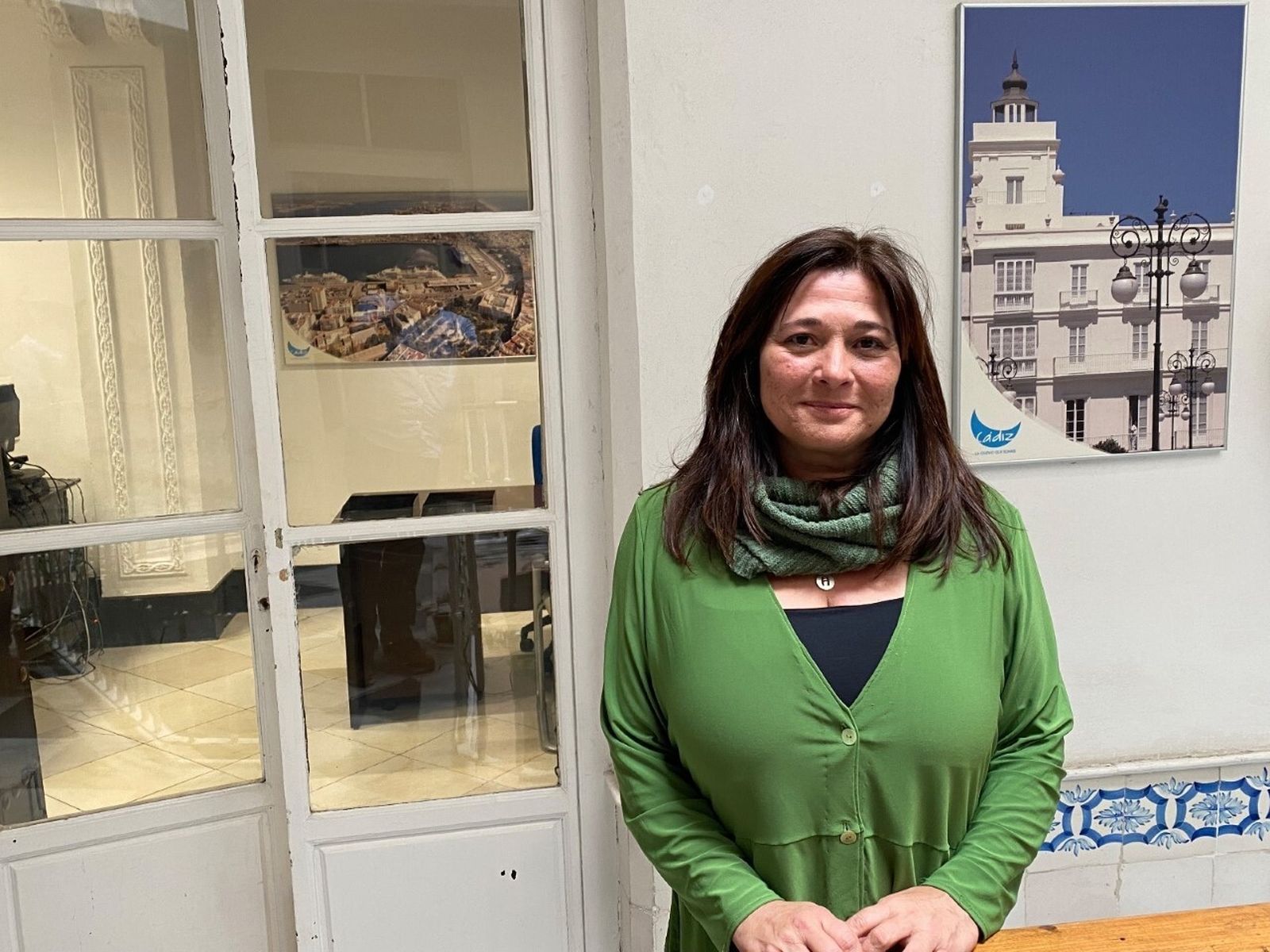 La concejala de Adelante Helena Fernández.