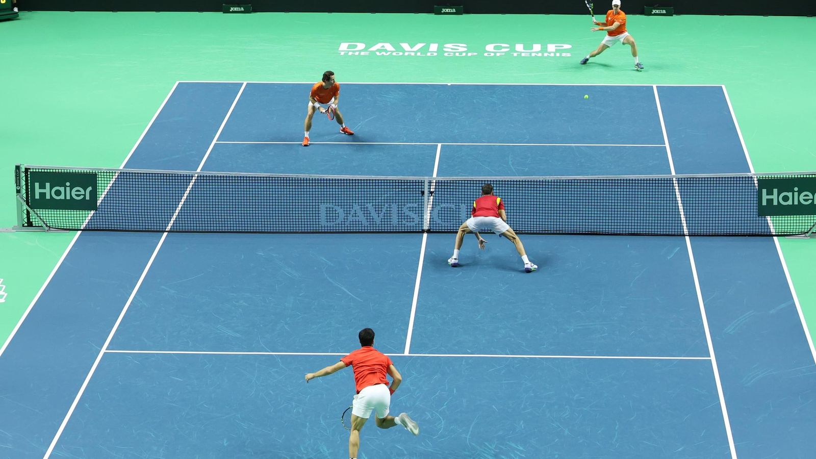 El doble Alcaraz-Granollers vs Koolhof-Van de Zandschulp, en fotos