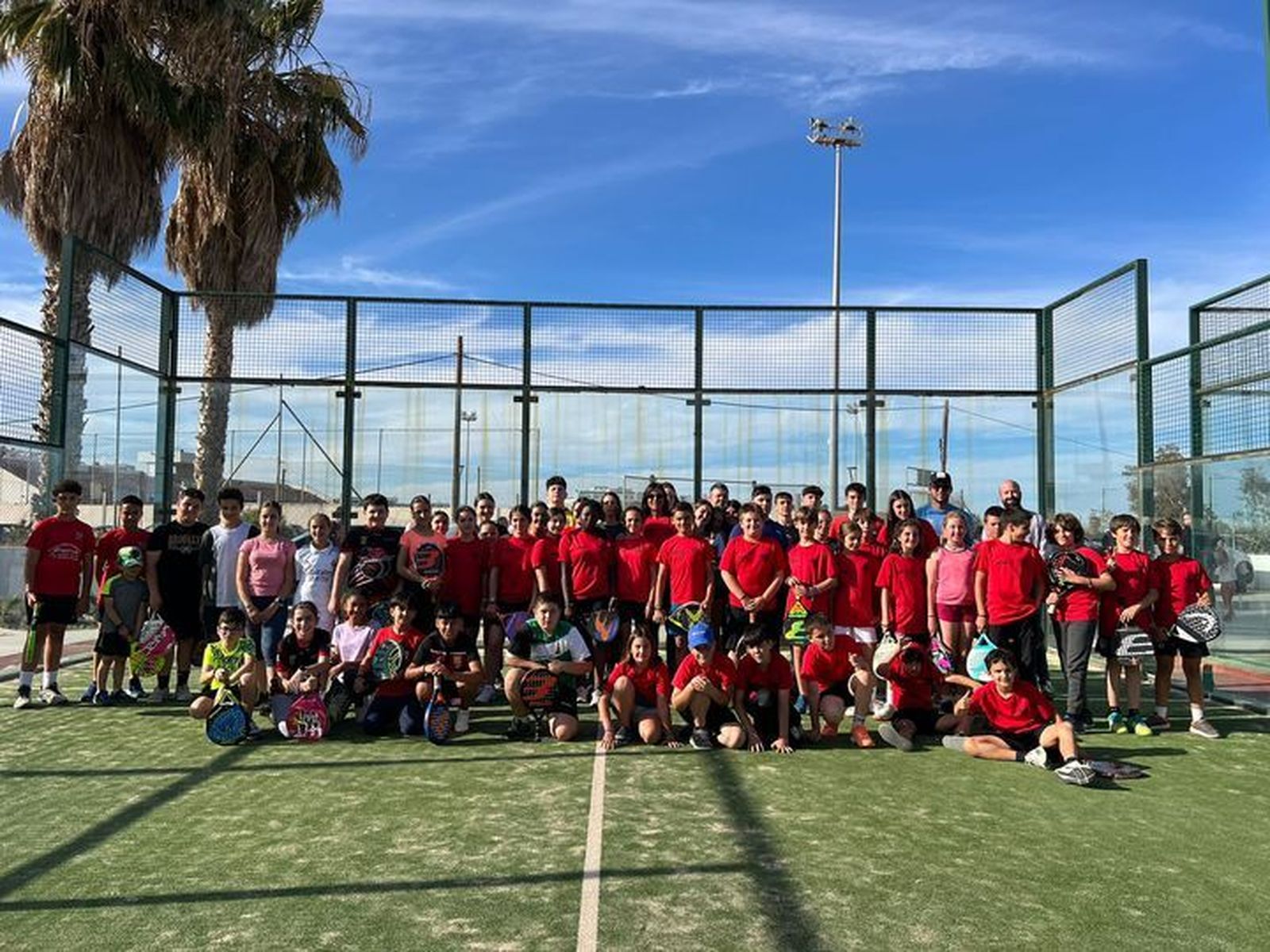 Las Escuelas Municipales de Pádel de Mojacar y Cuevas del Almanzora estrechan lazos