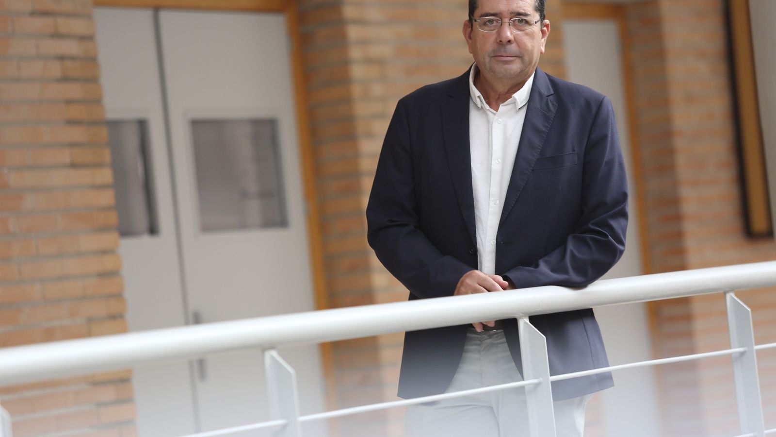 Antonio Guevara, en la facultad de Turismo de la UMA.