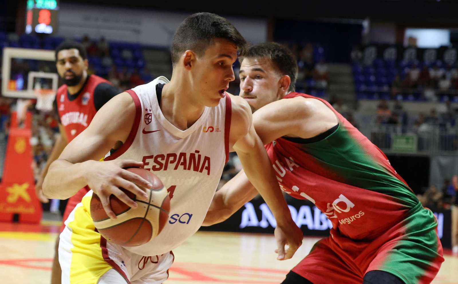 España-Portugal, preparación del Eurobásket en Málaga, en fotos