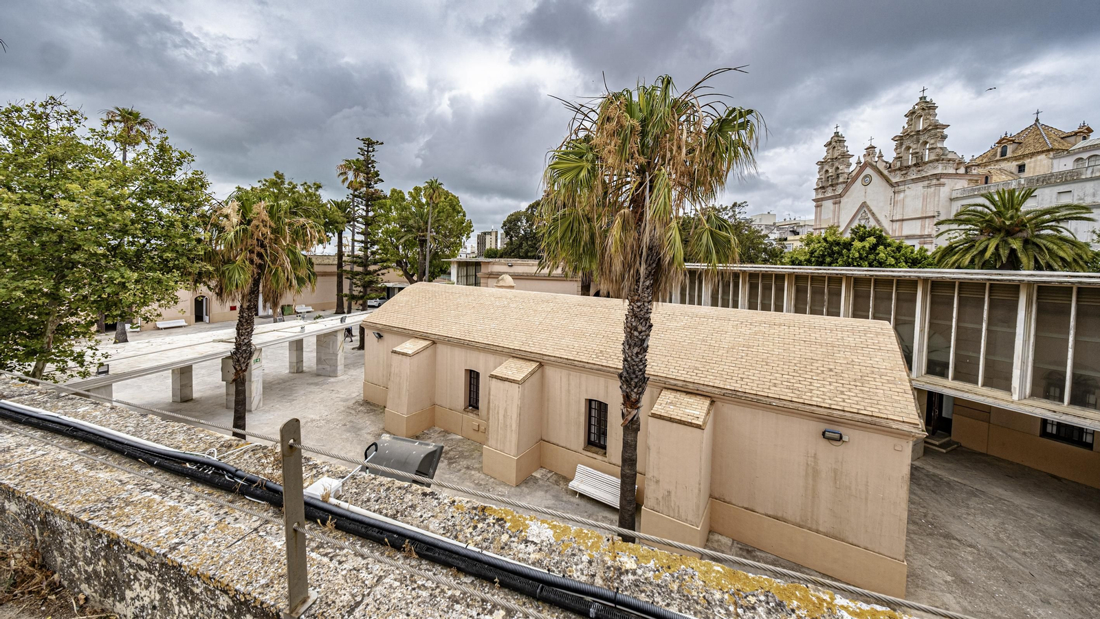 Las imágenes de las obras en el Baluarte de Candelaria de Cádiz
