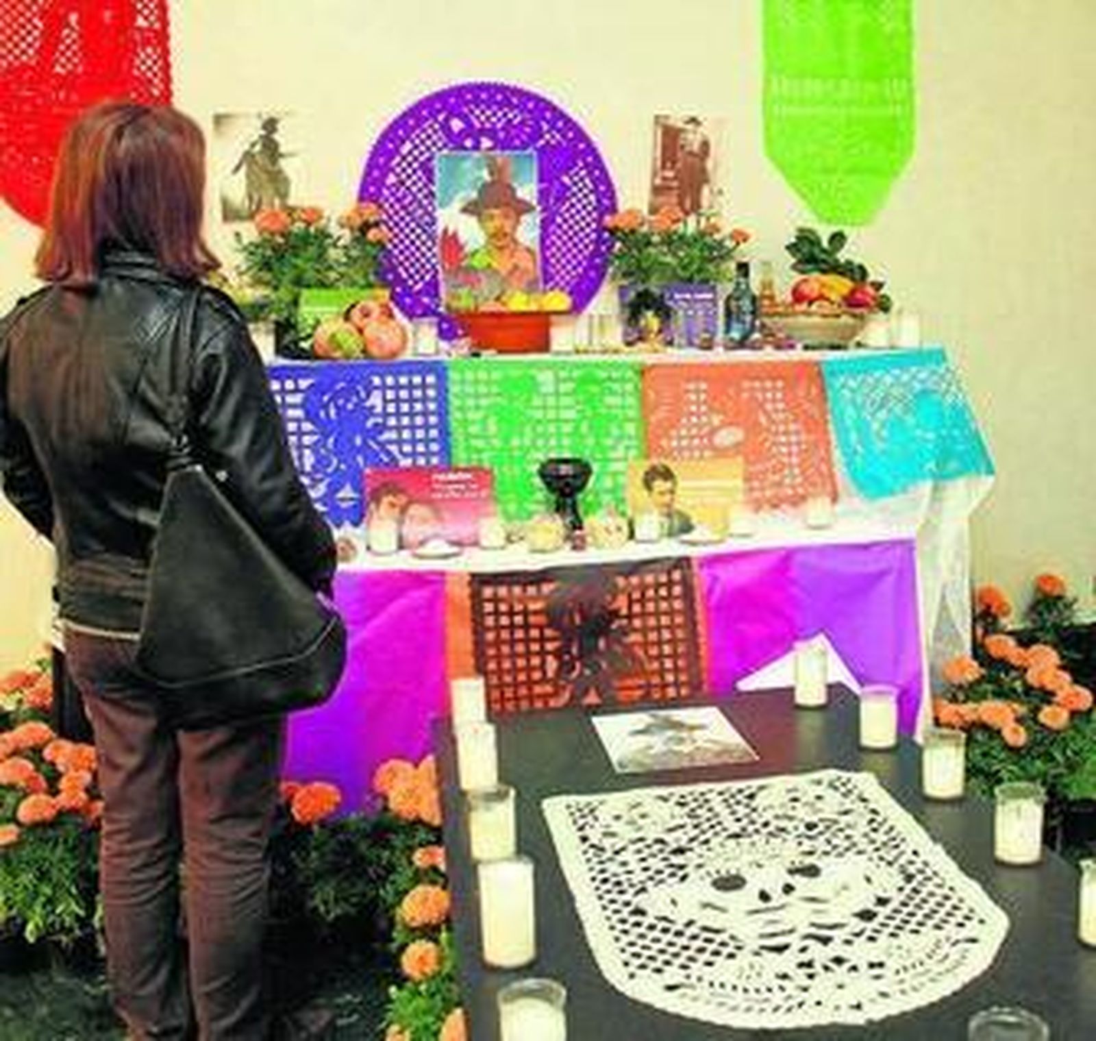 Altar de Muertos dedicado a Germán Valdés 'Tin Tan'.