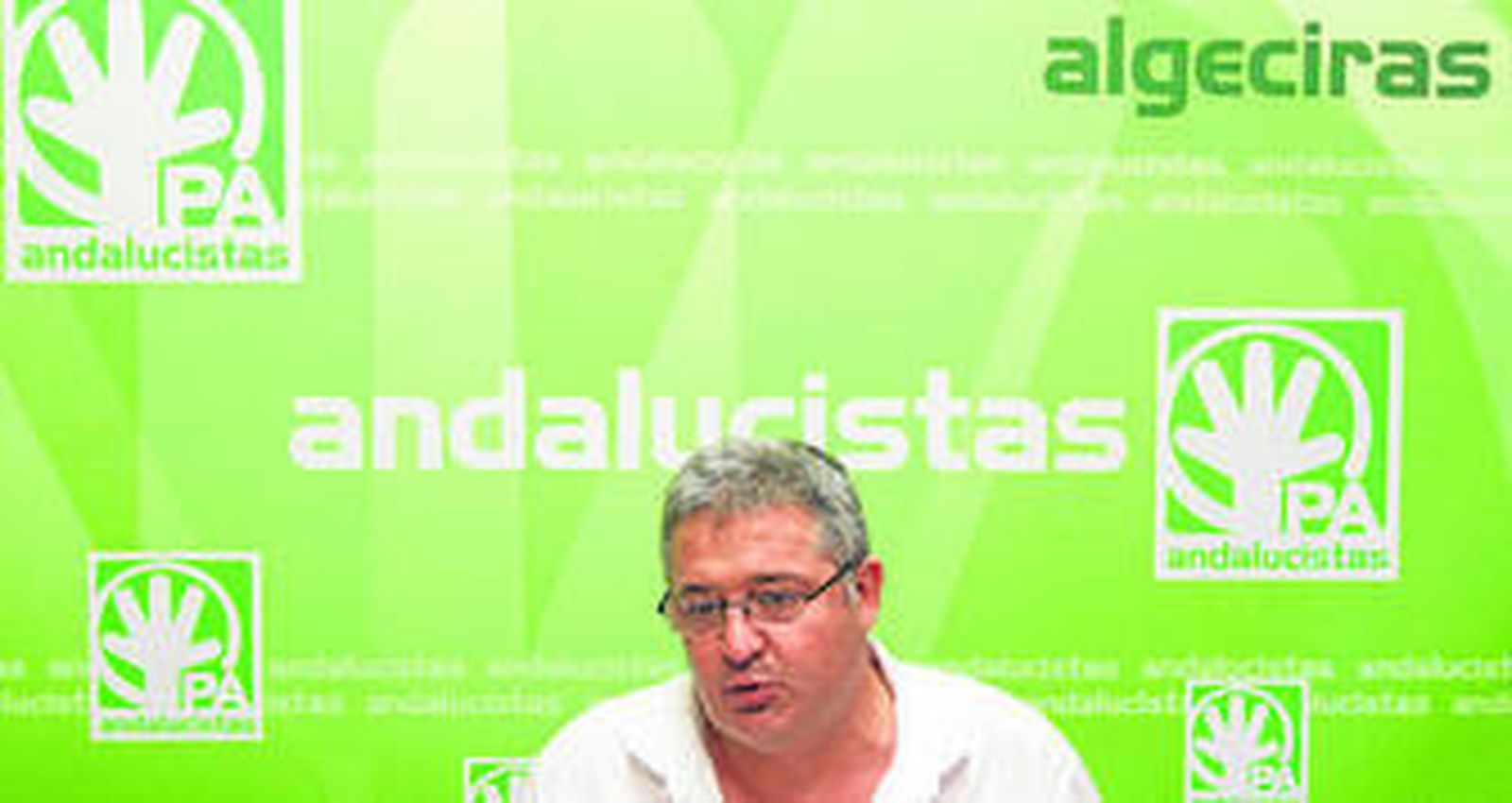 José María España, candidato a la Alcaldía algecireña por el Partido Andalucista (PA).