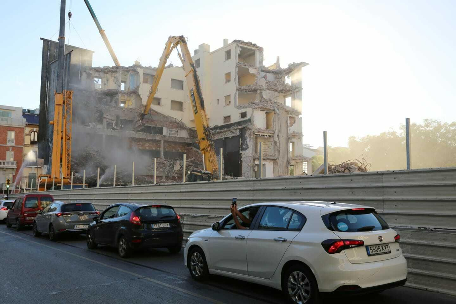 Fotos de la Alcazaba de Málaga tras el derribo del Astoria
