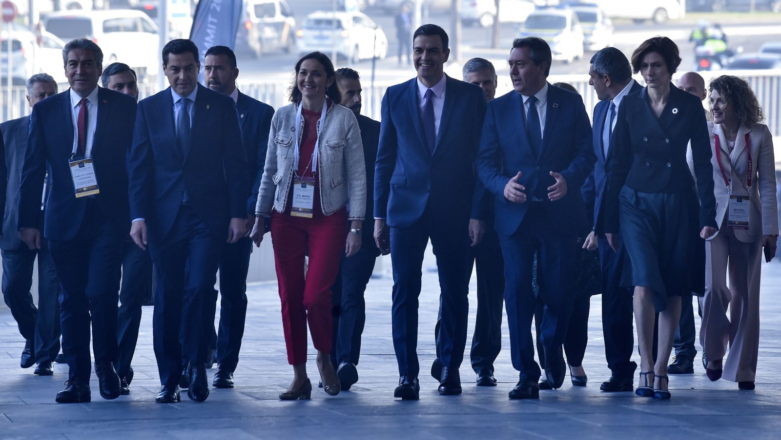 Pedro Sánchez, en la inauguración de la WTTC 2019 Sevilla