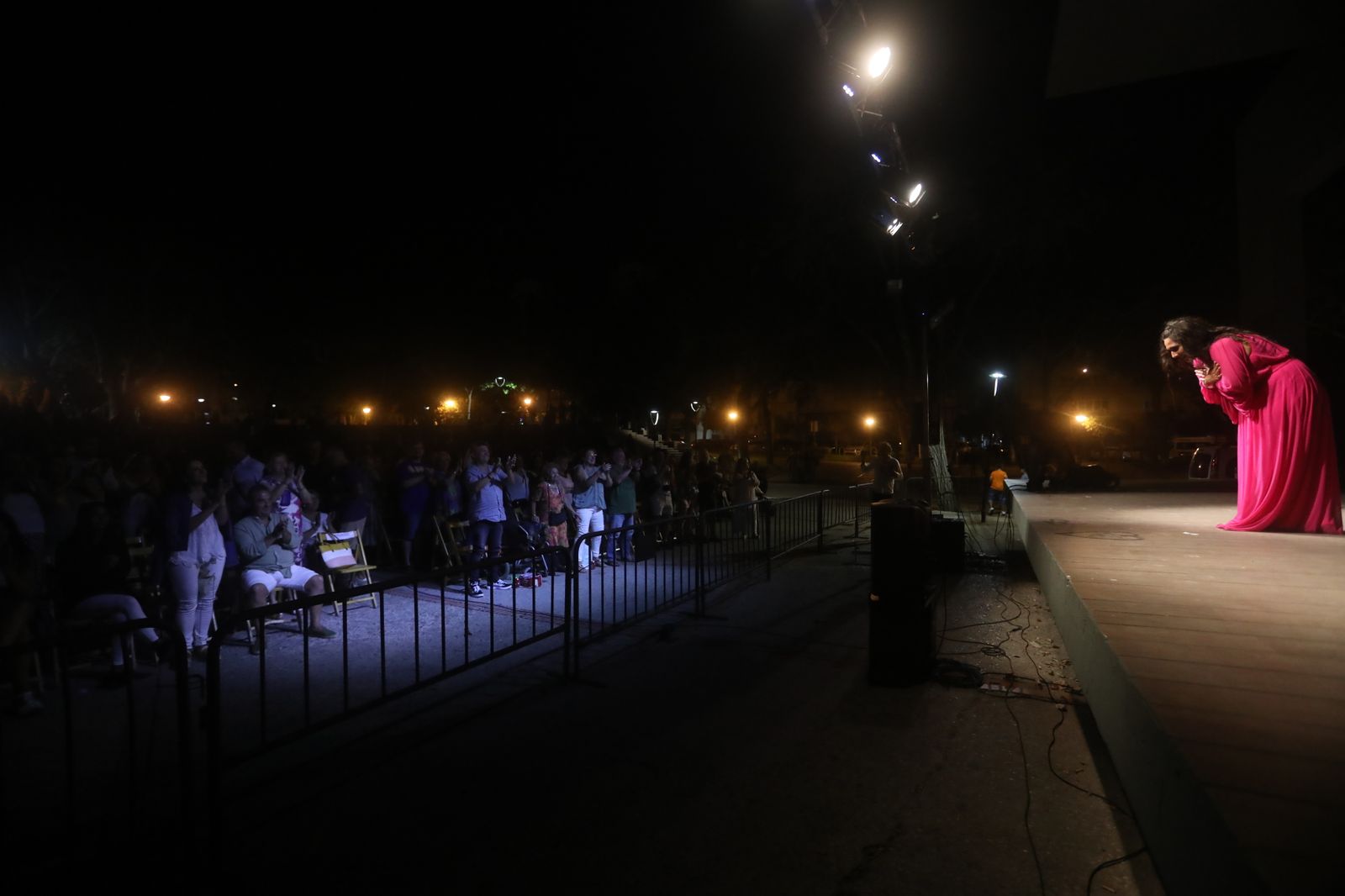 La noche flamenca en el Parque de San Fernando, en imágenes