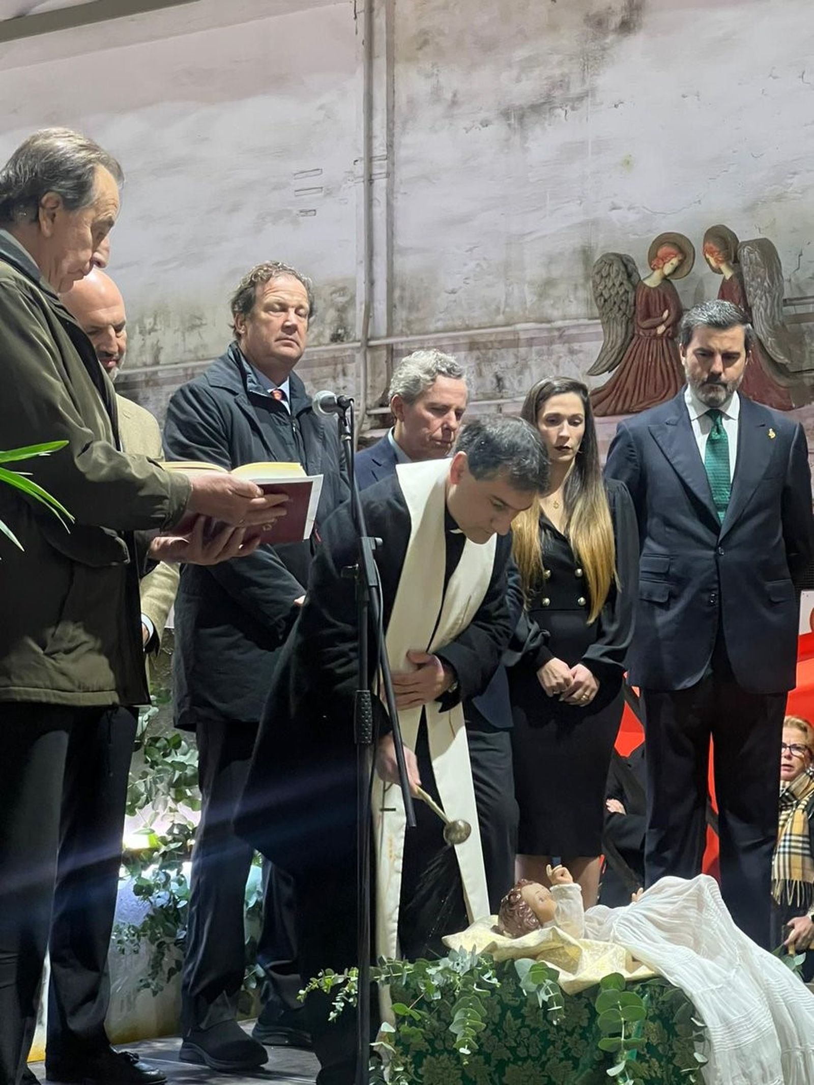 Bendición del Niño Jesús de la carroza del Nacimiento