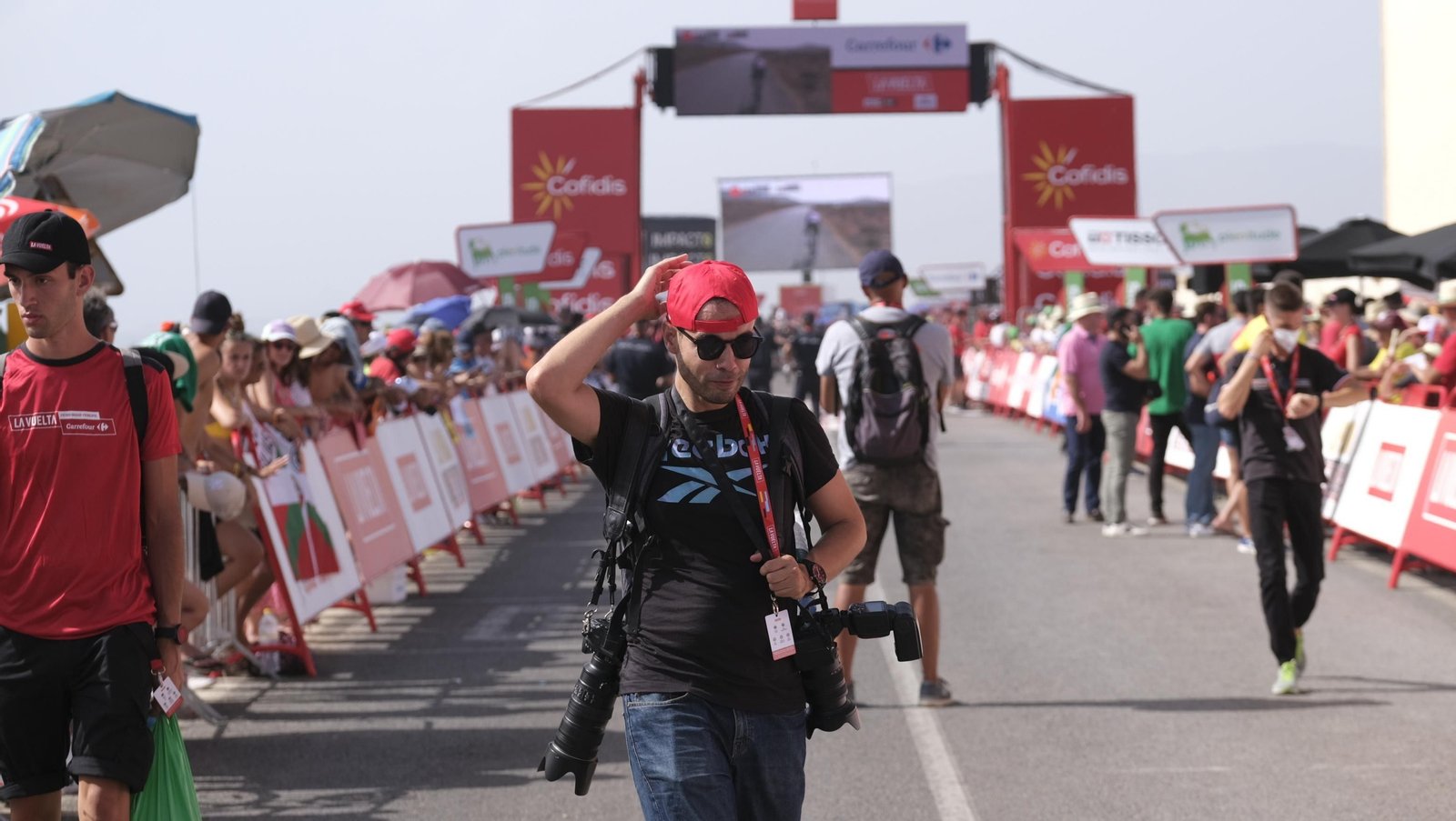 Imágenes de la etapa de la Vuelta a España con llegada en Cabo de Gata, Almería