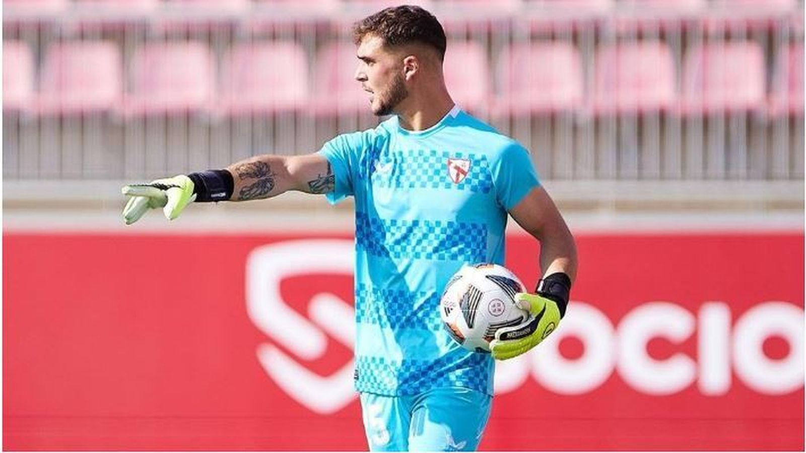 El guardameta sevillista Matías Árbol