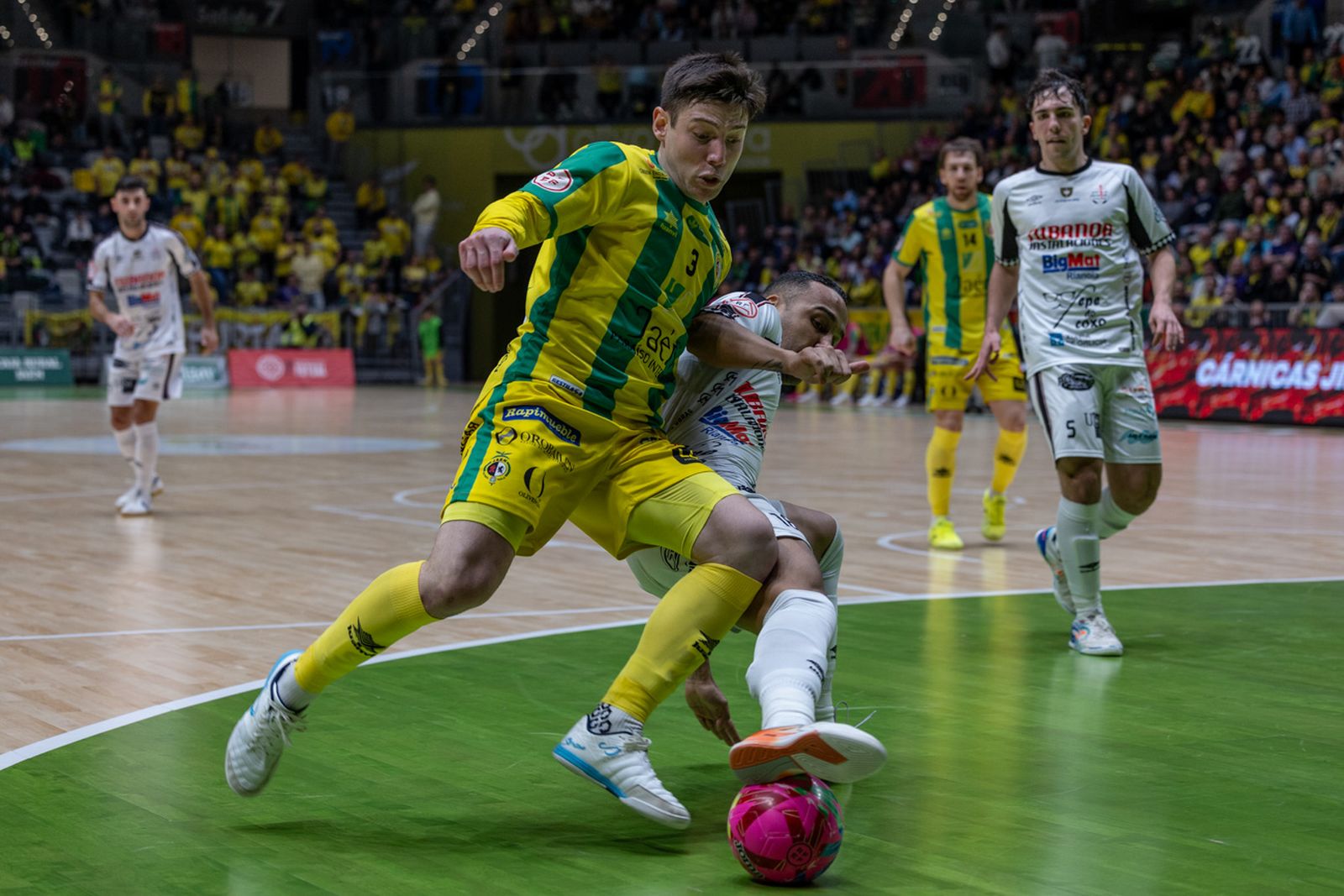 Las mejores imágenes de las tablas entre Jaén Paraíso Interior FS y Noia Portus Apostoli