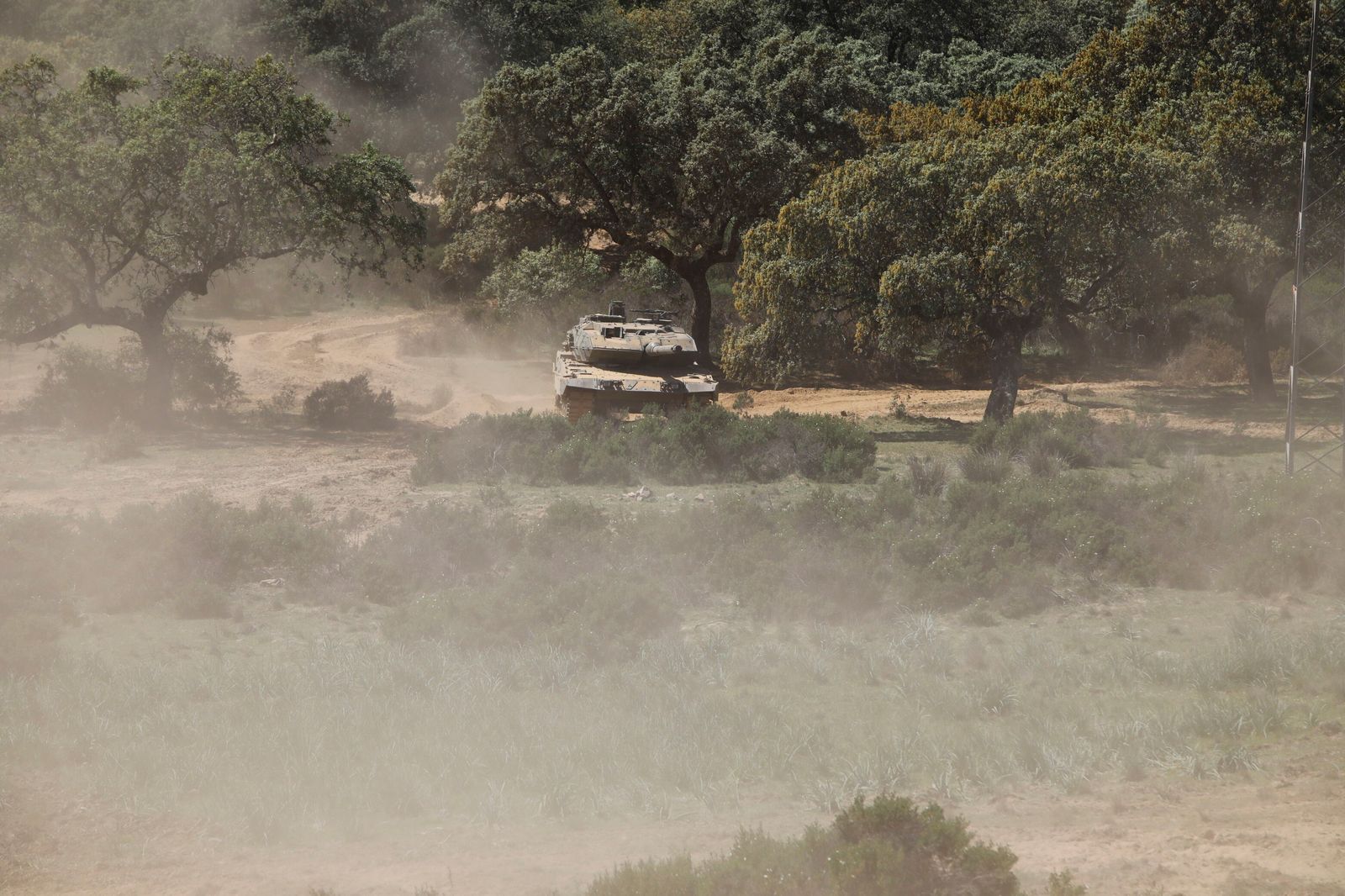 El combate en zona urbanizada en Cerro Muriano, en imágenes