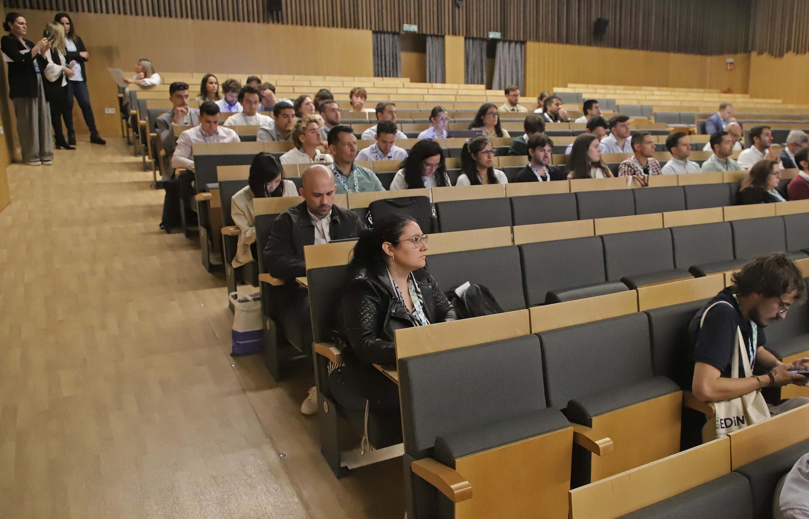 Fotos de la segunda jornada del congreso Rh2edin de energías limpias en la ETSI de Algeciras