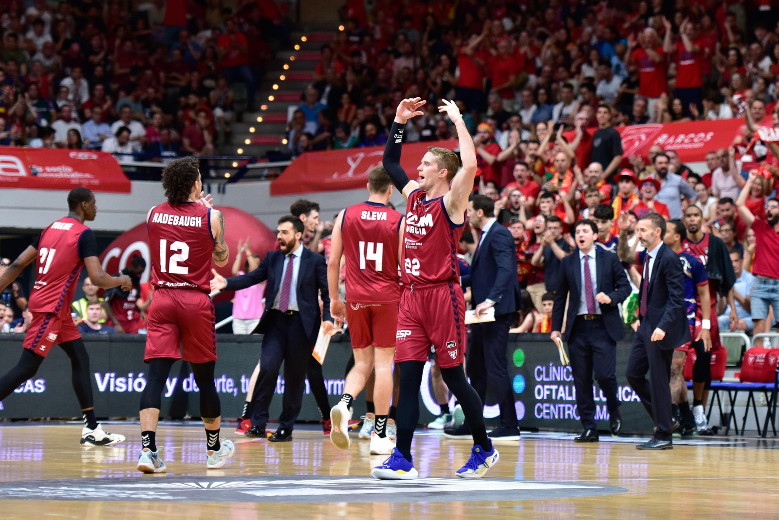Las fotos del UCAM Murcia - Unicaja, 4º partido de las semifinales de ACB