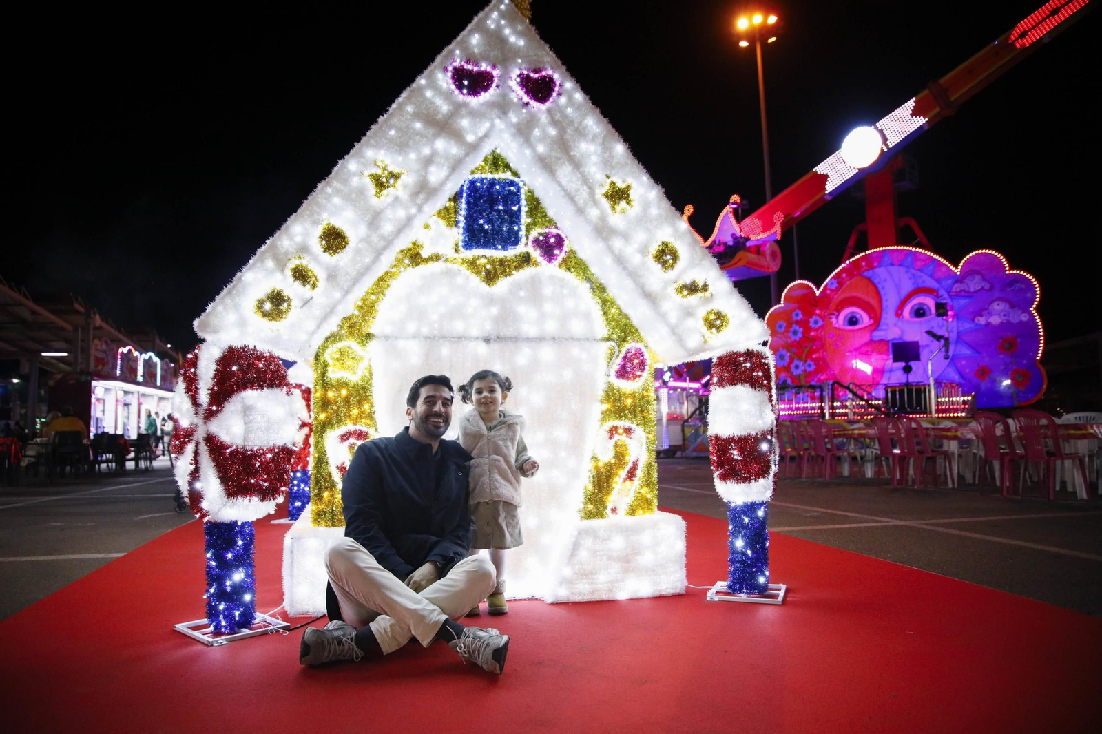 Las mejores imágenes del encendido navideño en Almería