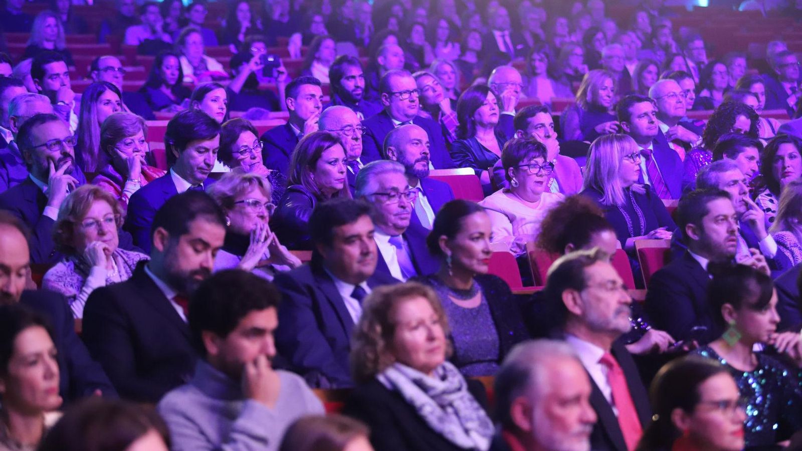 Público en una proyección tradicional de cine.