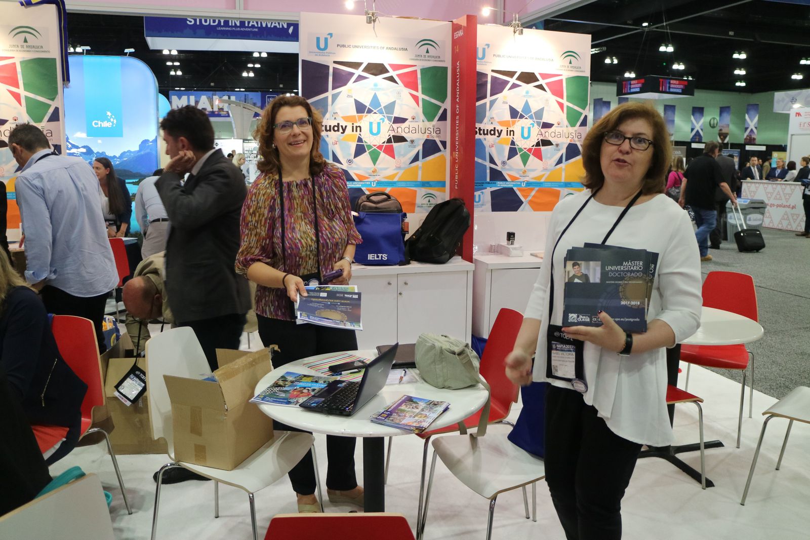 La delegación andaluza, en Nafsa 2017