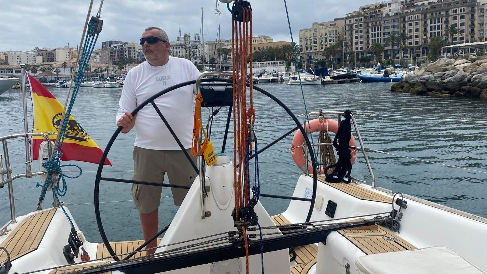 El regatista Juan Ángel Bilbao Gandarias.